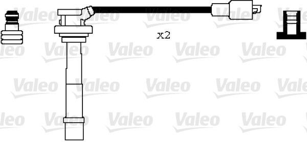VALEO 346079: Set cablaj aprinder Silicon, 430mm