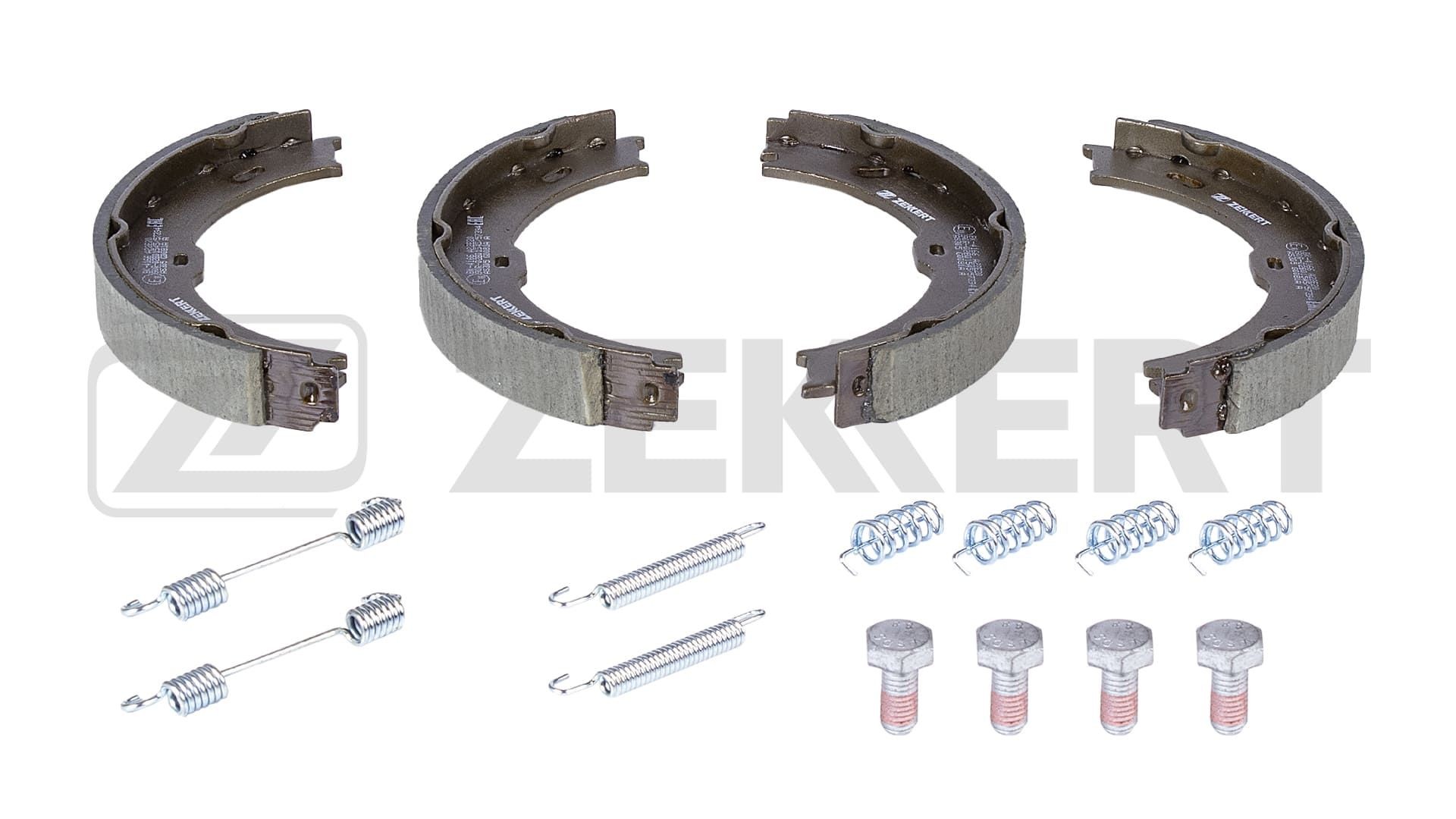ZEKKERT BK-4166: Set saboti frana puntea spate, cu acceasorii