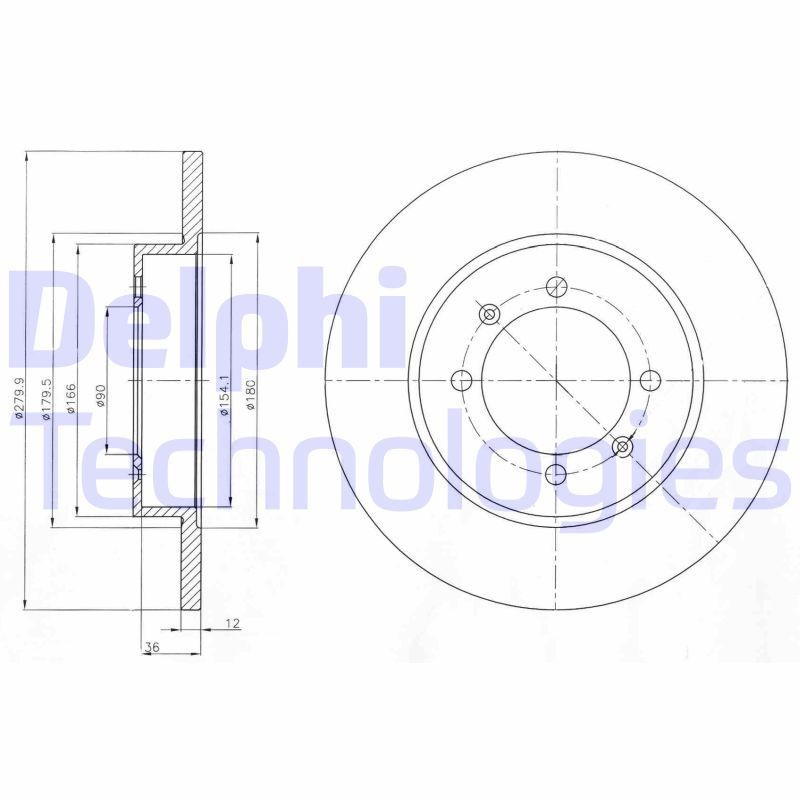 DELPHI BK1393: Комплект колесен лагер без датчик за оборотите, без интегриран колесен лагер, с датчик-пръстен за ABS