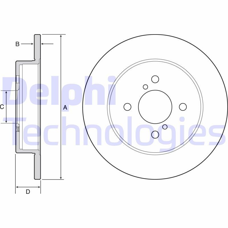 DELPHI BK1395: Hjullager uten turtallsensor, uten hjulfestebolt, uten integrert hjullager, uten ABS sensorring