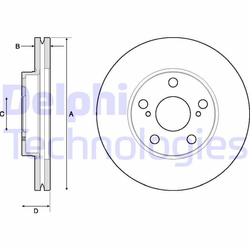 DELPHI BK1507: Hjullager uten turtallsensor, uten hjulfestebolt, uten integrert hjullager, uten ABS sensorring