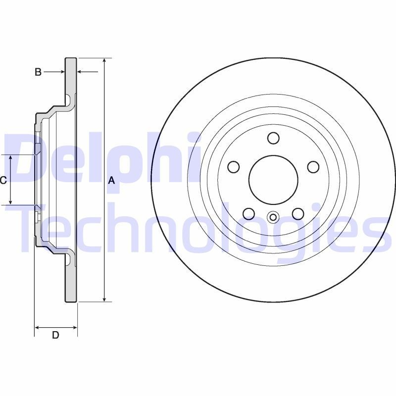 DELPHI BK1531: Hjullager uten turtallsensor, uten hjulfestebolt, uten integrert hjullager, uten ABS sensorring