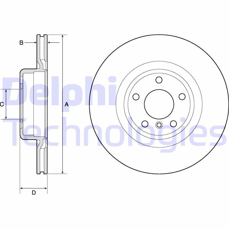 DELPHI BK1532: Hjullager uten turtallsensor, uten hjulfestebolt, uten integrert hjullager, uten ABS sensorring