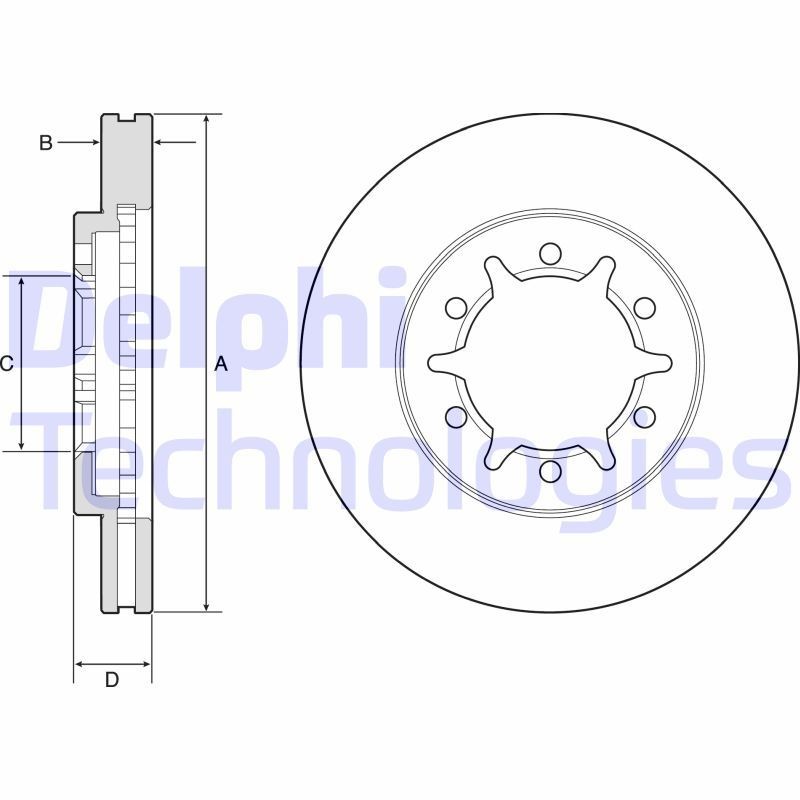 DELPHI BK1576: Hjullager uten turtallsensor, uten hjulfestebolt, uten integrert hjullager, uten ABS sensorring