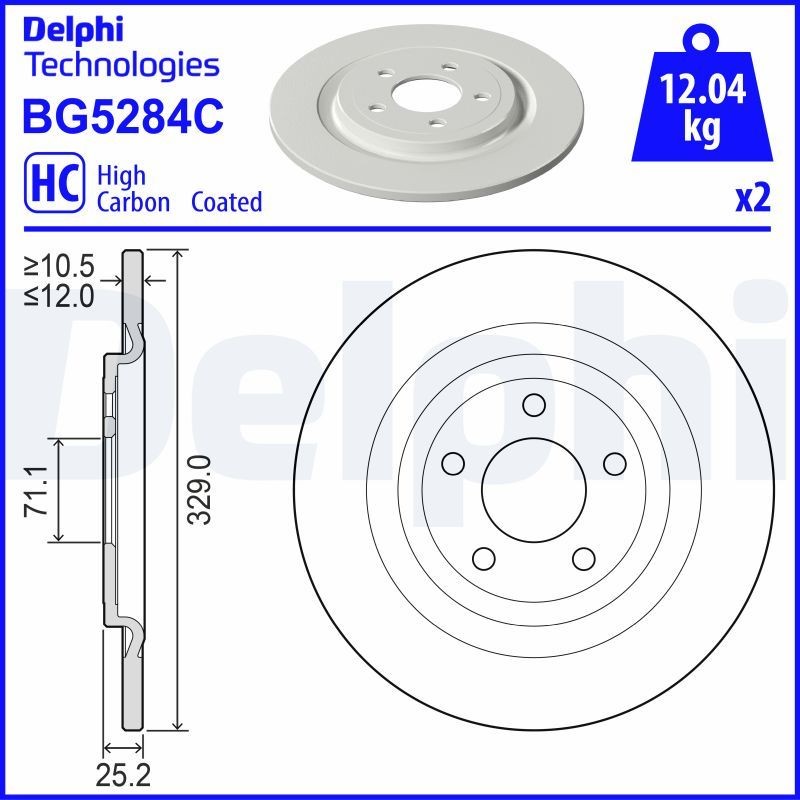 DELPHI BK987: Kit cuscinetto ruota senza sensore n° giri, senza bullone fissaggio ruota, senza cuscinetto ruota integrato, senza anello sensore ABS