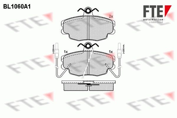 FTE BL1060A1: Piduriklotsid