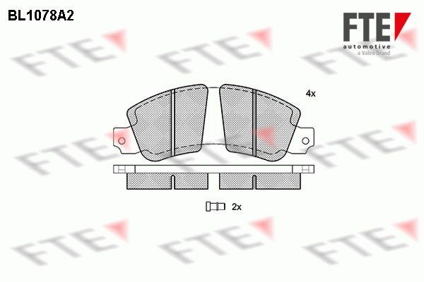 FTE BL1078A2: Piduriklotsid