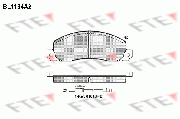 FTE BL1184A2: Piduriklotsid