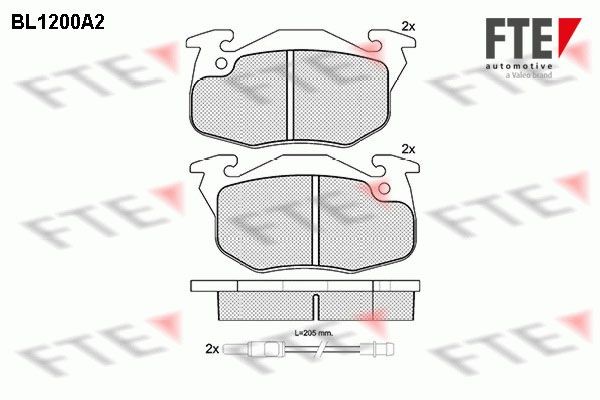 FTE BL1200A2: Piduriklotsid