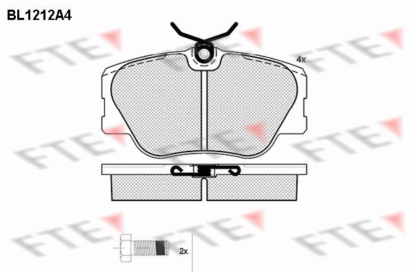 FTE BL1212A4: Piduriklotsid