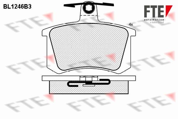 FTE BL1246B3: Piduriklotsid