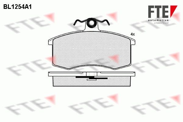 FTE BL1254A1: Piduriklotsid