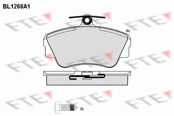FTE BL1268A1: Piduriklotsid