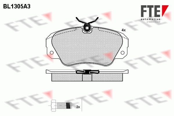 FTE BL1305A3: Piduriklotsid
