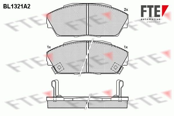 FTE BL1321A2: Piduriklotsid