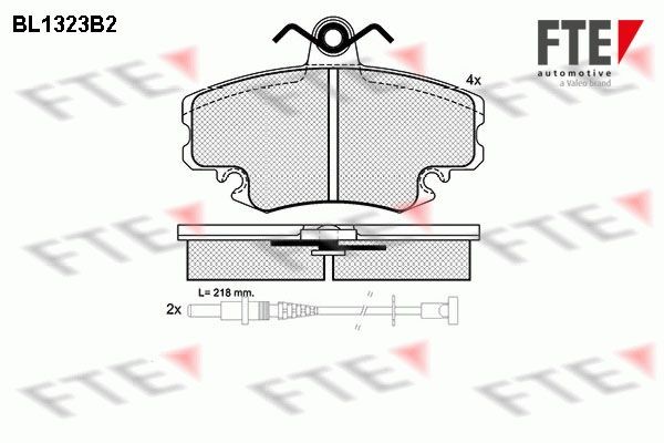 FTE BL1323B2: Piduriklotsid