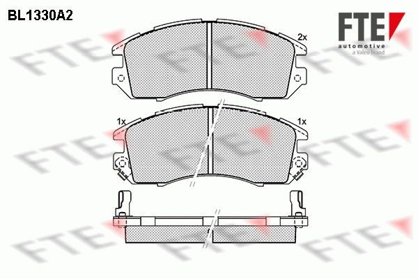 FTE BL1330A2: Piduriklotsid