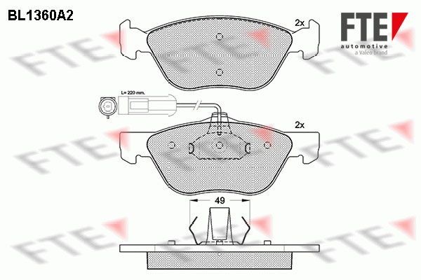 FTE BL1360A2: Piduriklotsid