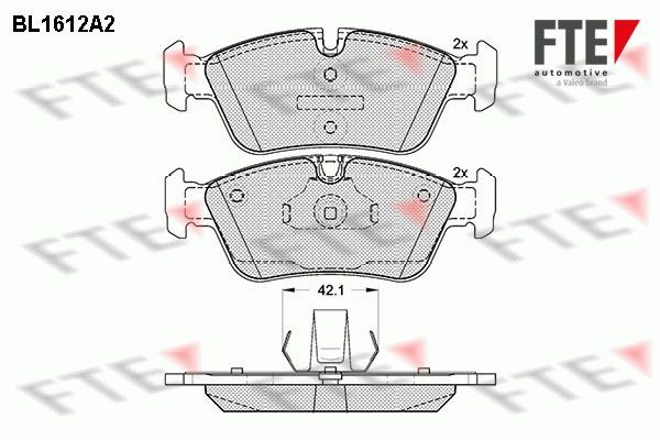 FTE BL1612A2: Piduriklotsid