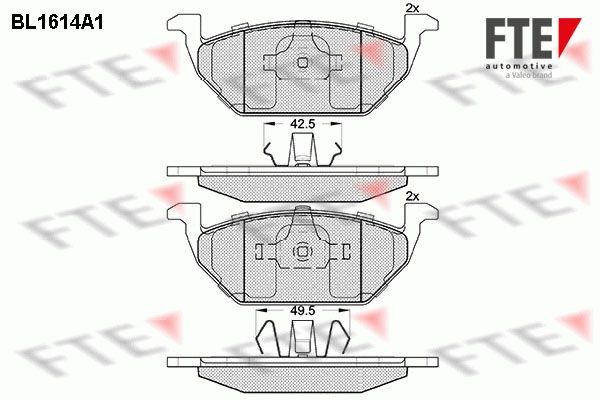 FTE BL1614A1: Piduriklotsid