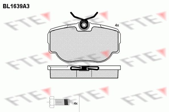 FTE BL1639A3: Piduriklotsid