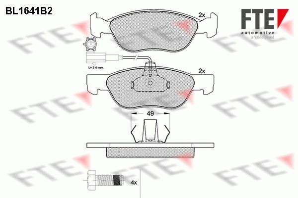 FTE BL1641B2: Piduriklotsid