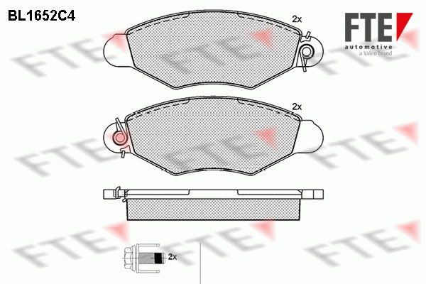 FTE BL1652C4: Piduriklotsid