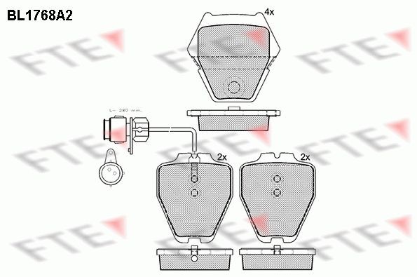 FTE BL1768A2: Piduriklotsid