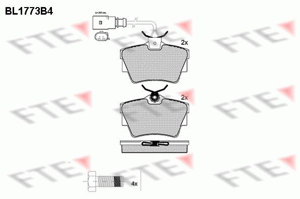 FTE BL1773B4: Piduriklotsid