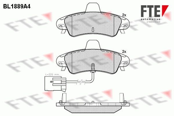 FTE BL1889A4: Piduriklotsid