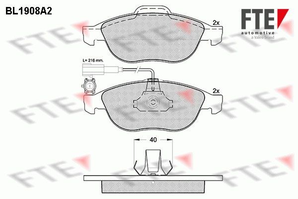 FTE BL1908A2: Piduriklotsid