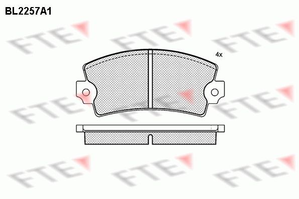 FTE BL2257A1: Piduriklotsid