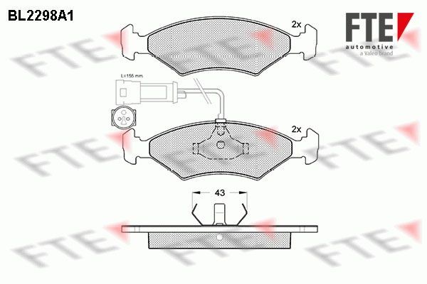FTE BL2298A1: Piduriklotsid