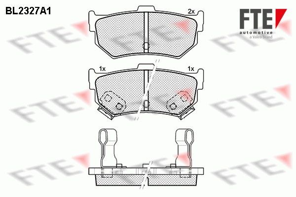 FTE BL2327A1: Piduriklotsid