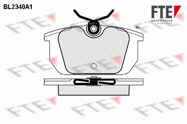 FTE BL2340A1: Piduriklotsid