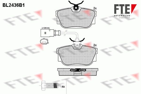 FTE BL2436B1: Piduriklotsid