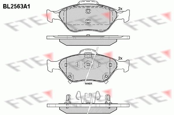 FTE BL2563A1: Piduriklotsid