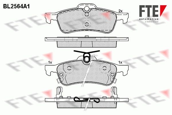 FTE BL2564A1: Plăcuțe de frână