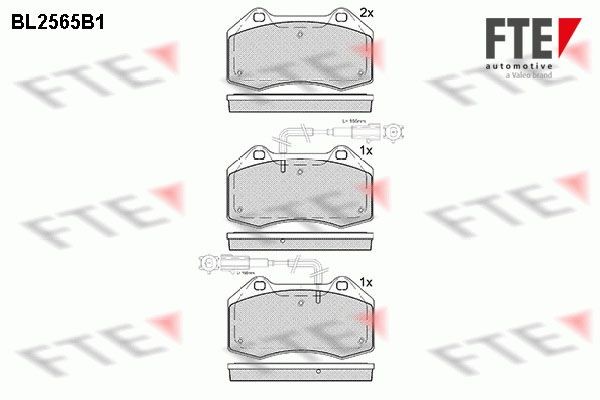 FTE BL2565B1: Piduriklotsid