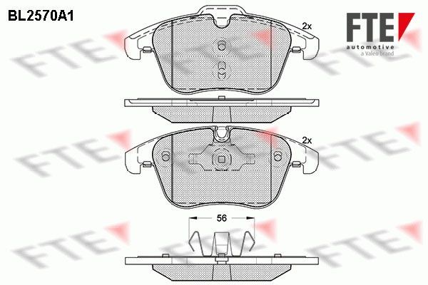 FTE BL2570A1: Piduriklotsid