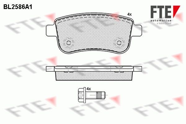 FTE BL2586A1: Plăcuțe de frână