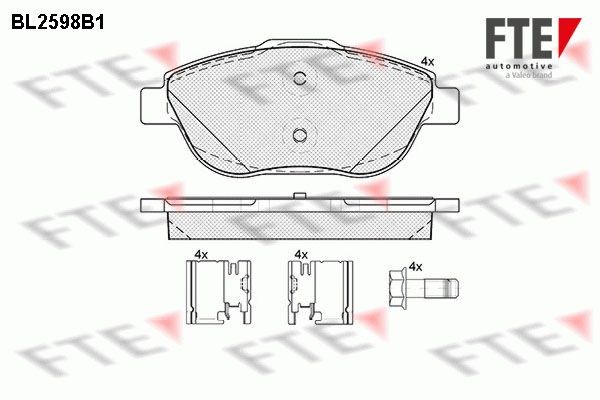 FTE BL2598B1: Piduriklotsid