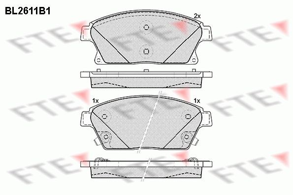 FTE BL2611B1: Piduriklotsid