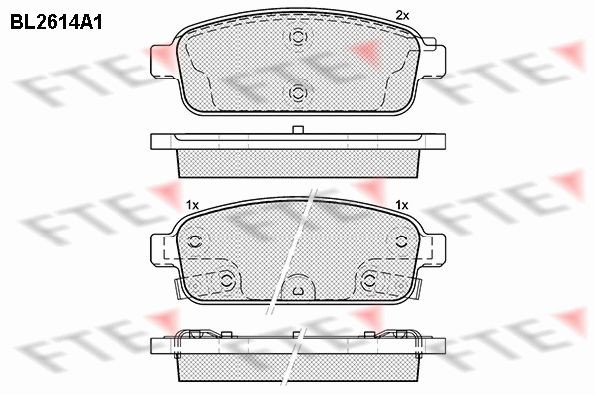 FTE BL2614A1: Piduriklotsid