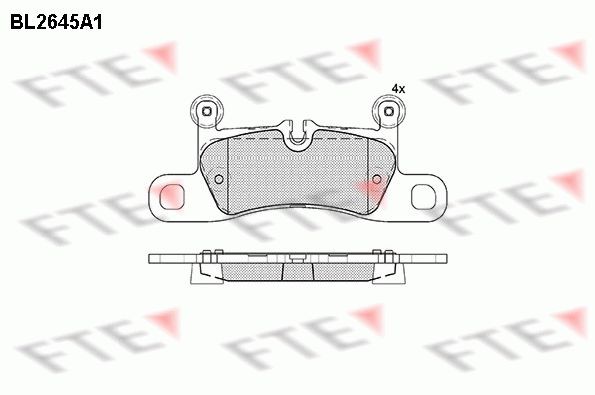 FTE BL2645A1: Piduriklotsid