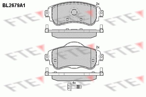 FTE BL2679A1: Piduriklotsid