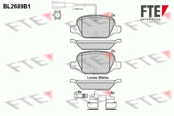 FTE BL2689B1: Piduriklotsid