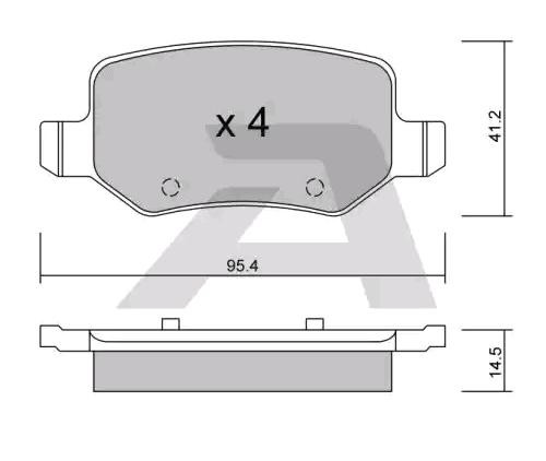 AISIN BPMB-2006: Piduriklotsid Premium ADVICS by AISIN