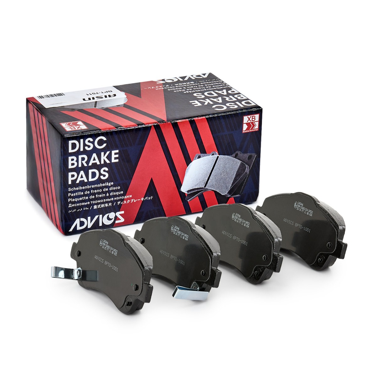 AISIN BPTO-1001: Piduriklotsid Premium ADVICS by AISIN