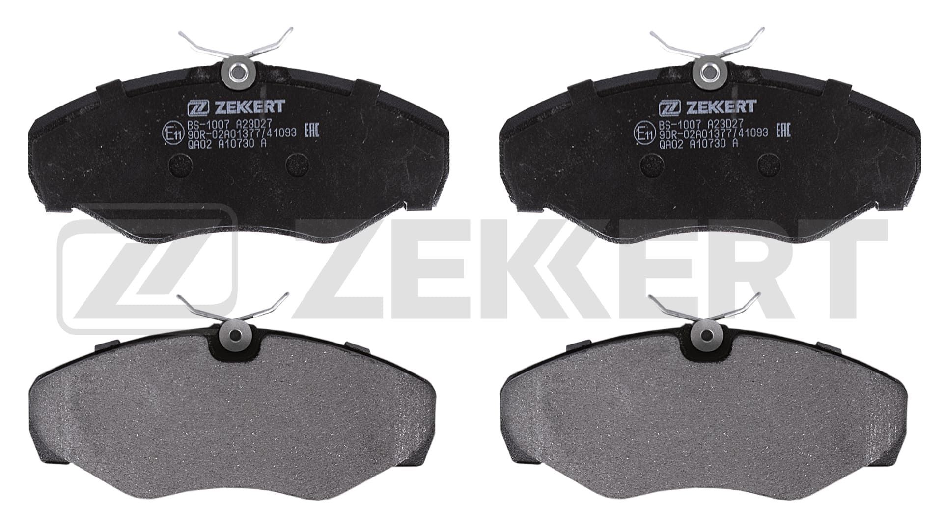 ZEKKERT BS-1007: Piduriklotsid Esisild